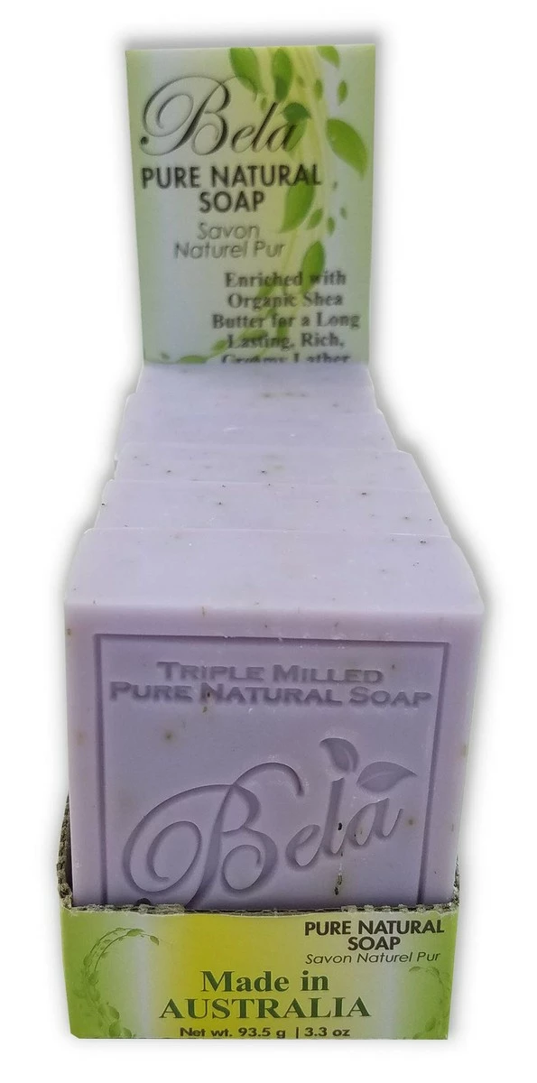 BELA PURE NATURAL SOAPS AND ODOR ELIMINATING HOME FRAGRANCES Store Bela Bath & Beauty, Lavender & Flower, Triple French Milled Moisturizing Soap Bars, No Harsh Ingredients, 3.5 Oz Each - 6 Pack 5 BELA PURE NATURAL SOAPS AND ODOR ELIMINATING HOME FRAGRANCES Store Bela Bath & Beauty, Lavender & Flower, Triple French Milled Moisturizing Soap Bars, No Harsh Ingredients, 3.5 Oz Each - 6 Pack - Image 3