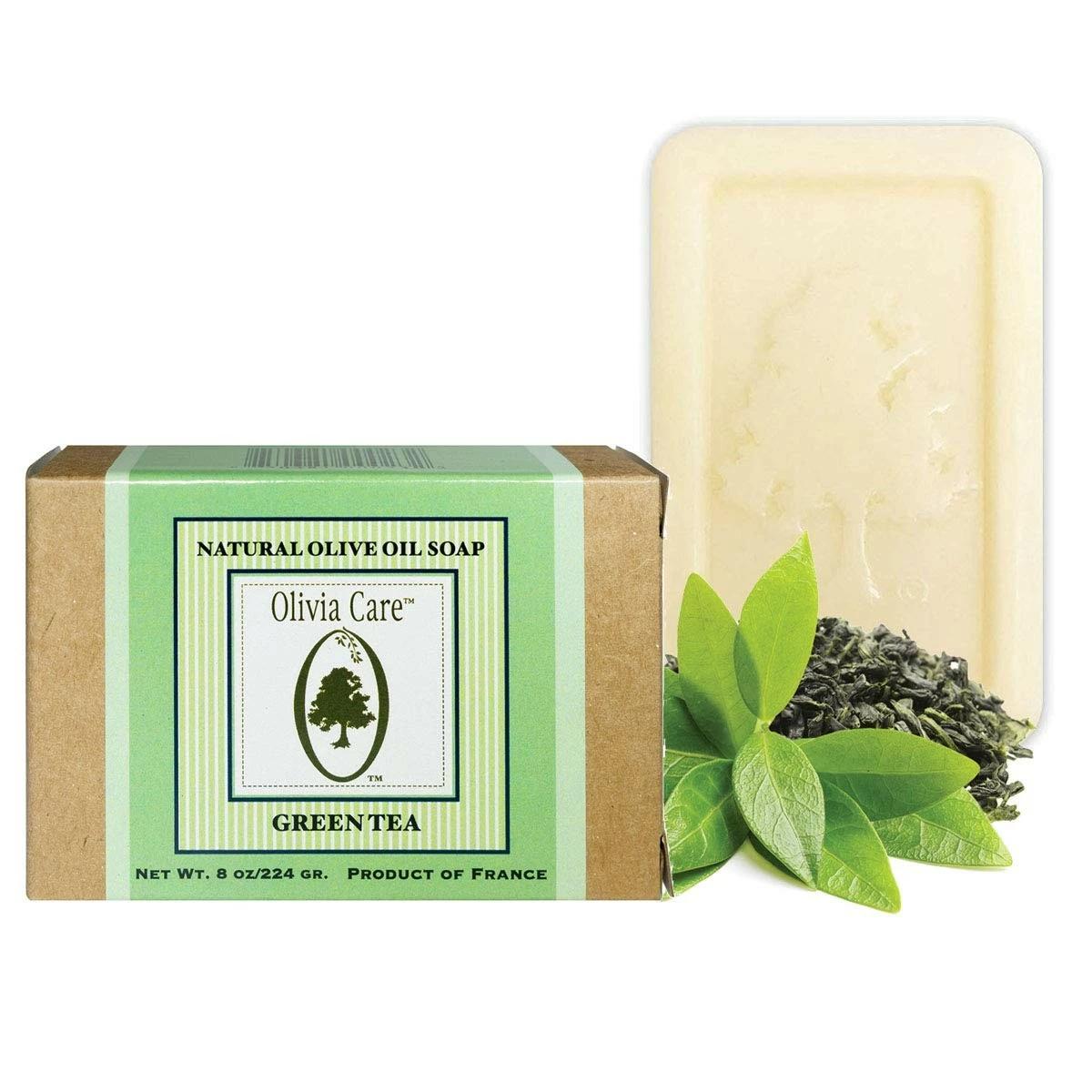 Olivia Care Store Olivia Care Premium Bath & Body Bar Soap | Organic, Vegan & Natural | Olive Oil | Repairs, Hydrates, Moisturizes & Deep Cleans | Repair Dry Skin | Sustainable Palm Oil | Made In USA | 8 OZ - GREEN TEA 3 Olivia Care Store Olivia Care Premium Bath & Body Bar Soap | Organic, Vegan & Natural | Olive Oil | Repairs, Hydrates, Moisturizes & Deep Cleans | Repair Dry Skin | Sustainable Palm Oil | Made In USA | 8 OZ - GREEN TEA
