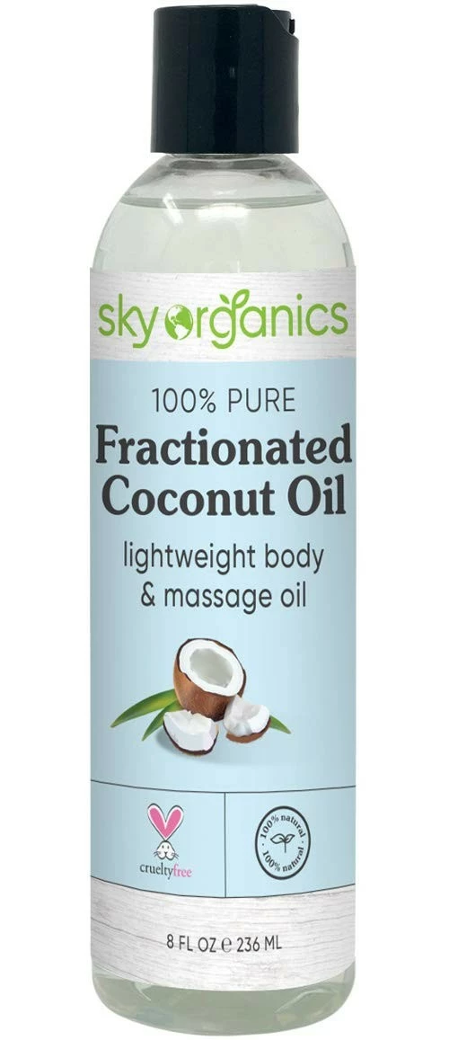 Fractionated Coconut Oil By Sky Organics (8 Oz) Natural Fractionated Coconut Oil MCT Oil Moisturizing Coconut Carrier Oil Body Oil Coconut Makeup Remover Coconut Oil For Hair Skin DIY Fragrance Free 3 Fractionated Coconut Oil By Sky Organics (8 Oz) Natural Fractionated Coconut Oil MCT Oil Moisturizing Coconut Carrier Oil Body Oil Coconut Makeup Remover Coconut Oil For Hair Skin DIY Fragrance Free