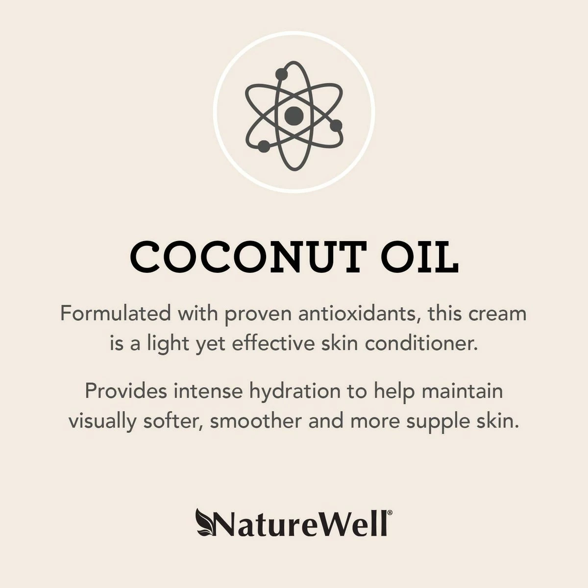 NATURE WELL NatureWell Extra Virgin Coconut Oil Moisturizing Cream For Face & Body, 16 Oz. | Adds Intensive Hydration To Dry & Sensitive Skin 6 NATURE WELL NatureWell Extra Virgin Coconut Oil Moisturizing Cream For Face & Body, 16 Oz. | Adds Intensive Hydration To Dry & Sensitive Skin - Image 4