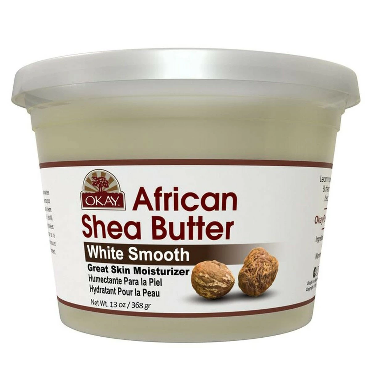 Okay Store OKAY African Shea Butter White Smooth 16 Oz 3 Okay Store OKAY African Shea Butter White Smooth 16 Oz