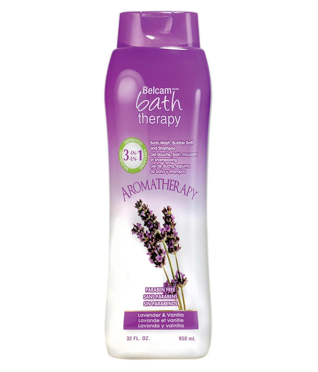 Belcam Bath Therapy Aromatherapy 3-in-1 Body Wash, Bubble Bath And Shampoo, Lavender And Vanilla, 32 Fl Oz 3 Belcam Bath Therapy Aromatherapy 3-in-1 Body Wash, Bubble Bath And Shampoo, Lavender And Vanilla, 32 Fl Oz