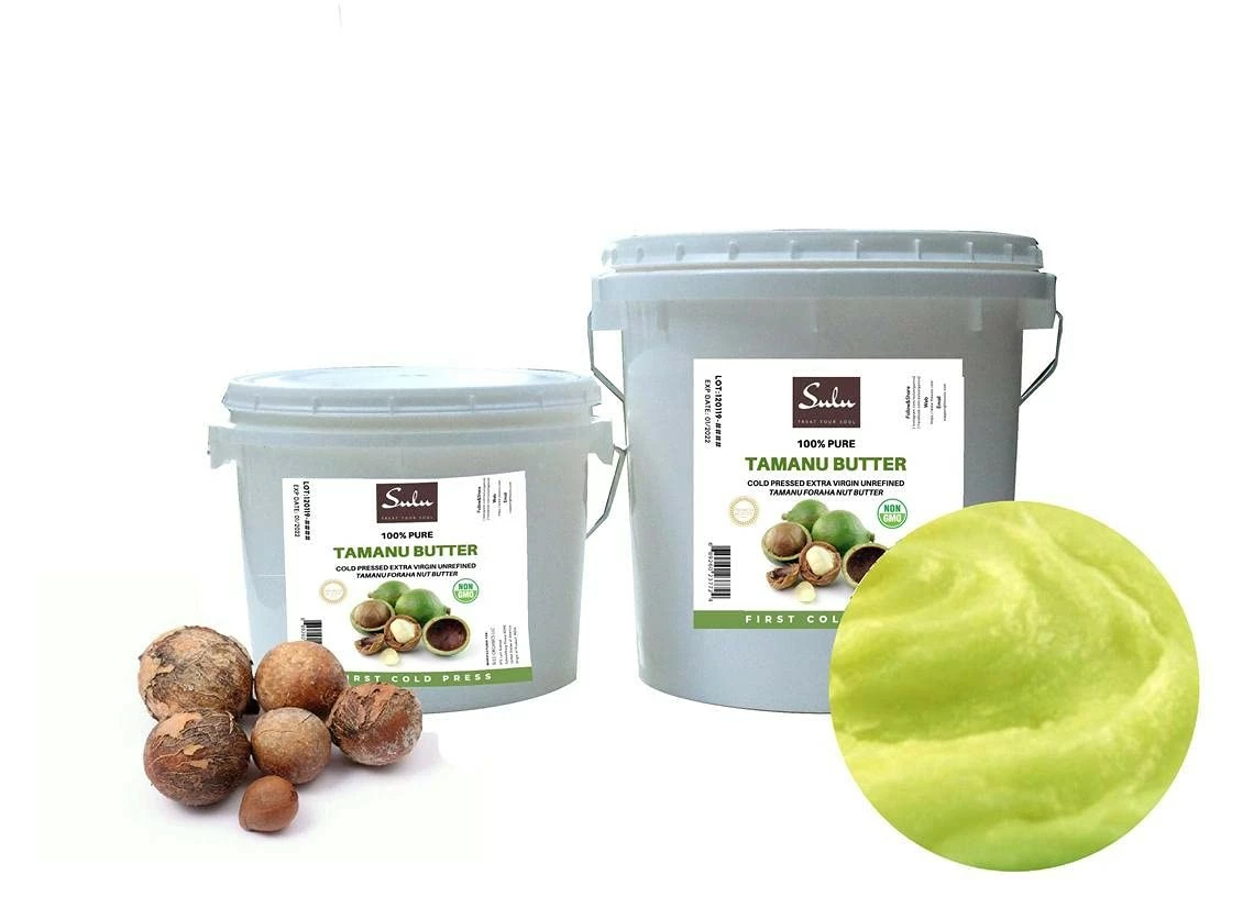 SULU Store 100% Pure Organic Natural Unrefined Tamanu Butter 3 LBS 3 SULU Store 100% Pure Organic Natural Unrefined Tamanu Butter 3 LBS