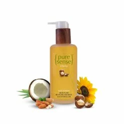 PureSense Macadamia Moisture Restore Shower Cleansing Oil - Sulphate & Paraben Free (200ml) -Moisturizers Sales hybklfcvmw0e4kyfxrf016humga6