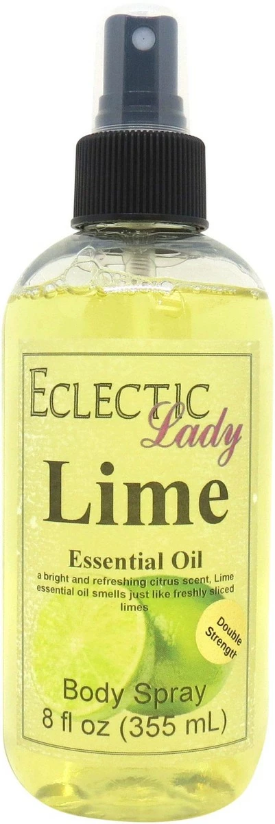 Eclectic Lady Store Lime Essential Oil Body Spray (Double Strength), 8 Ounces 3 Eclectic Lady Store Lime Essential Oil Body Spray (Double Strength), 8 Ounces
