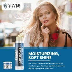 Silver Support Store Silver Support 100% Natural Moisturizing Lip Balm For Glossy, Smooth, & Healthy Lips - Ultra Conditioning To Soothe Dry Chapped Lips (Pack Of 1) -Moisturizers Sales i17vhx7bwwu0heojbxh7ltmcuwqe