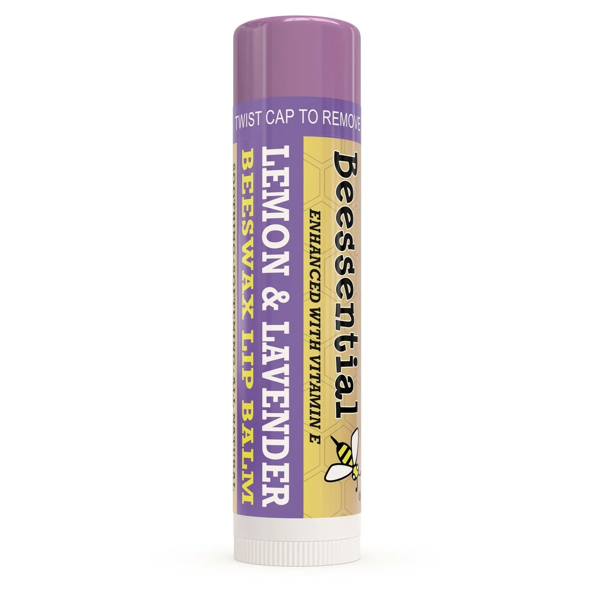 Beessential Store Beessential All Natural Lemon Lavender Lip Balm 4 Pack - Voted Best For Dry And Chapped Lips – Great For Men, Women, And Children – Moisturizing Beeswax, Coconut, Shea And Cupuacu Butter 4 Beessential Store Beessential All Natural Lemon Lavender Lip Balm 4 Pack - Voted Best For Dry And Chapped Lips – Great For Men, Women, And Children – Moisturizing Beeswax, Coconut, Shea And Cupuacu Butter - Image 2