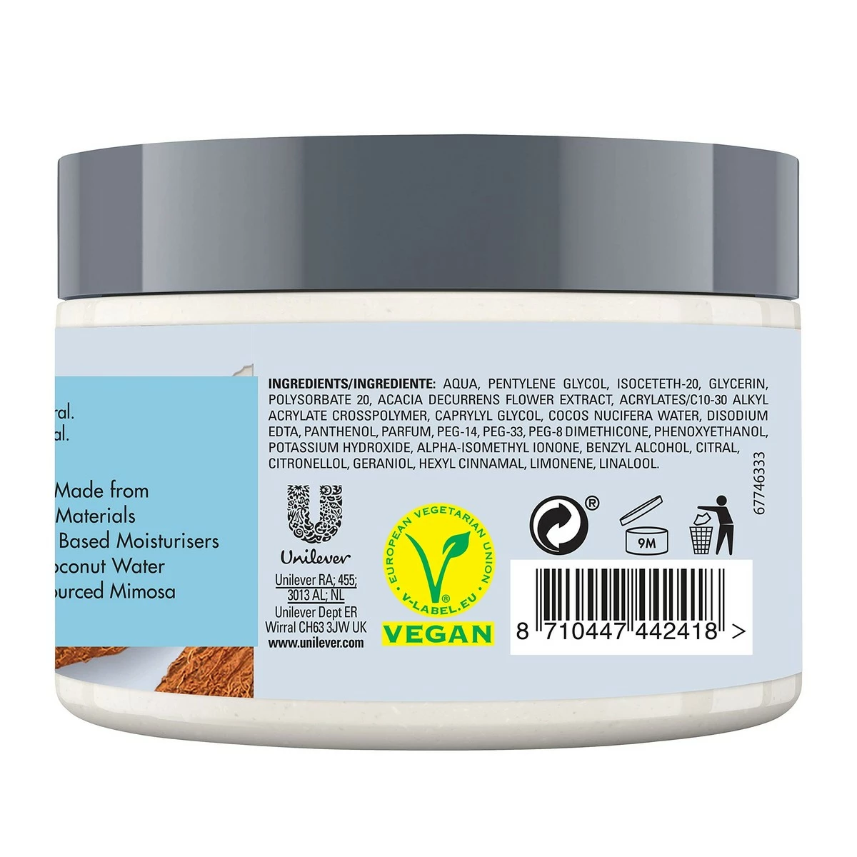 Love Beauty And Planet Coconut Water And Mimosa Flower Vegan Body Moisturiser, Hydrating And Refreshing Hydro Gel For Women, 250ml 6 Love Beauty And Planet Coconut Water And Mimosa Flower Vegan Body Moisturiser, Hydrating And Refreshing Hydro Gel For Women, 250ml - Image 4