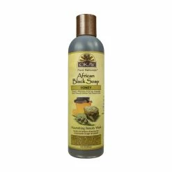 Okay Store OKAY African Black Soap Liquid With Honey, 8 Fluid Ounce