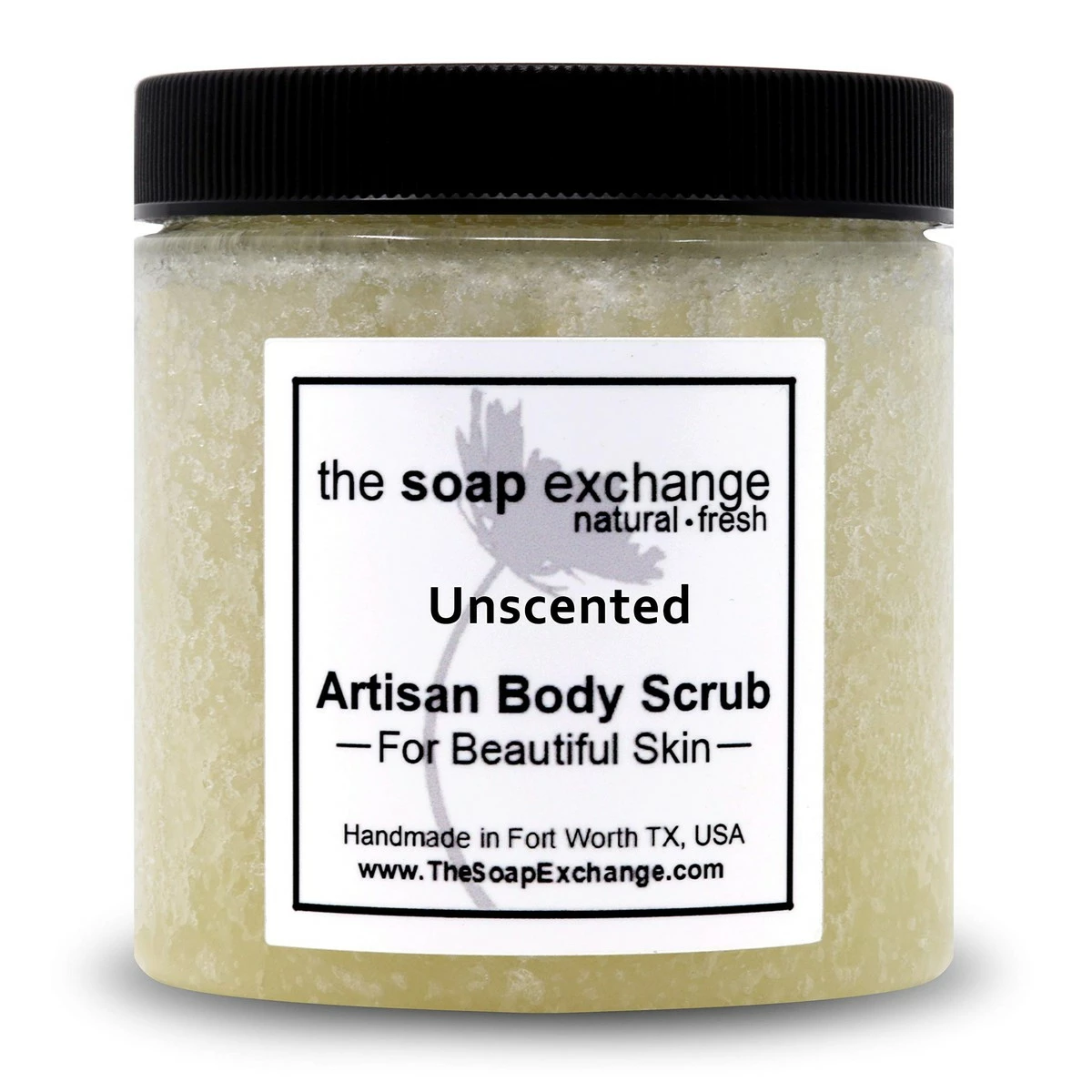 The Soap Exchange Sugar Body Scrub - Unscented Fragrance Free - Hand Crafted 8 Fl Oz / 240 Ml Natural Artisan Skin Care, Shea Butter, Exfoliate, Moisturize, & Protect. Made In The USA. 3 The Soap Exchange Sugar Body Scrub - Unscented Fragrance Free - Hand Crafted 8 Fl Oz / 240 Ml Natural Artisan Skin Care, Shea Butter, Exfoliate, Moisturize, & Protect. Made In The USA.