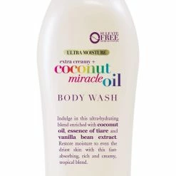 OGX Extra Creamy + Coconut Miracle Oil Body Products (Body Wash, 19.5 Oz Pack Of 4)
