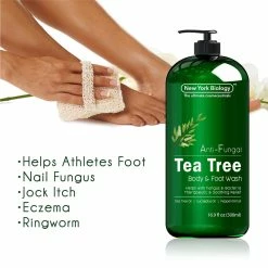 NEW YORK BIOLOGY THE ULTIMATE COSMECEUTICALS New York Biology Tea Tree Body Wash - Helps Soothe Itchy Skin, Jock Itch, Athletes Foot, Toenail Fungus, Eczema, Acne, Body Odor And Ringworm - Moisturizing Body Wash For Men & Women – 16 Fl Oz 9 NEW YORK BIOLOGY THE ULTIMATE COSMECEUTICALS New York Biology Tea Tree Body Wash - Helps Soothe Itchy Skin, Jock Itch, Athletes Foot, Toenail Fungus, Eczema, Acne, Body Odor And Ringworm - Moisturizing Body Wash For Men & Women – 16 Fl Oz -Moisturizers Sales ihi98wfcsbckrzbf63ca79th0qkb