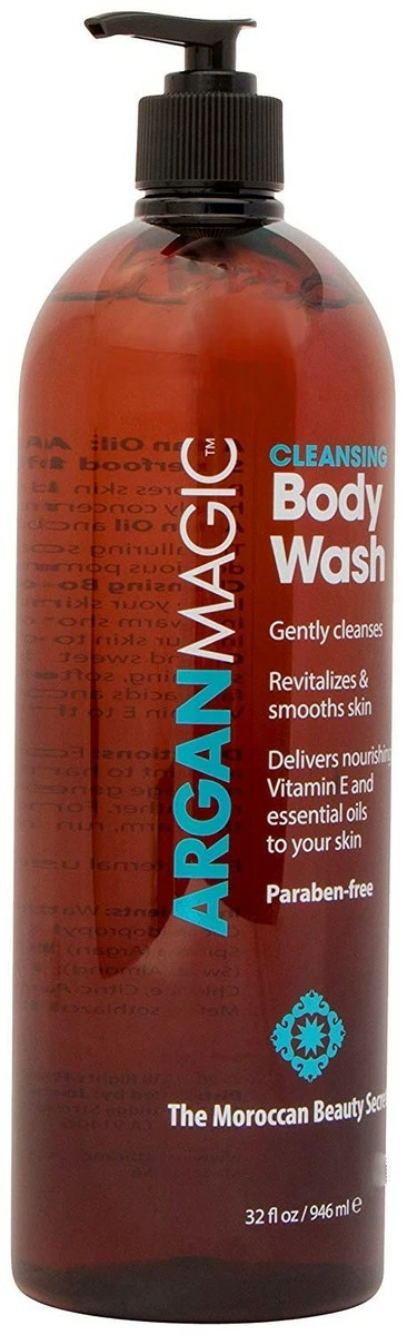 Argan Magic Store ARGAN MAGIC Cleansing Body Wash - Gently Cleanses, Revitalizes & Smooths Skin | Enriched With Argan Oil, Sweet Almond Oil & Vitamin E | Made In USA | Paraben Free | Cruelty Free (32 Oz / 946 Ml) 5 Argan Magic Store ARGAN MAGIC Cleansing Body Wash - Gently Cleanses, Revitalizes & Smooths Skin | Enriched With Argan Oil, Sweet Almond Oil & Vitamin E | Made In USA | Paraben Free | Cruelty Free (32 Oz / 946 Ml) - Image 3