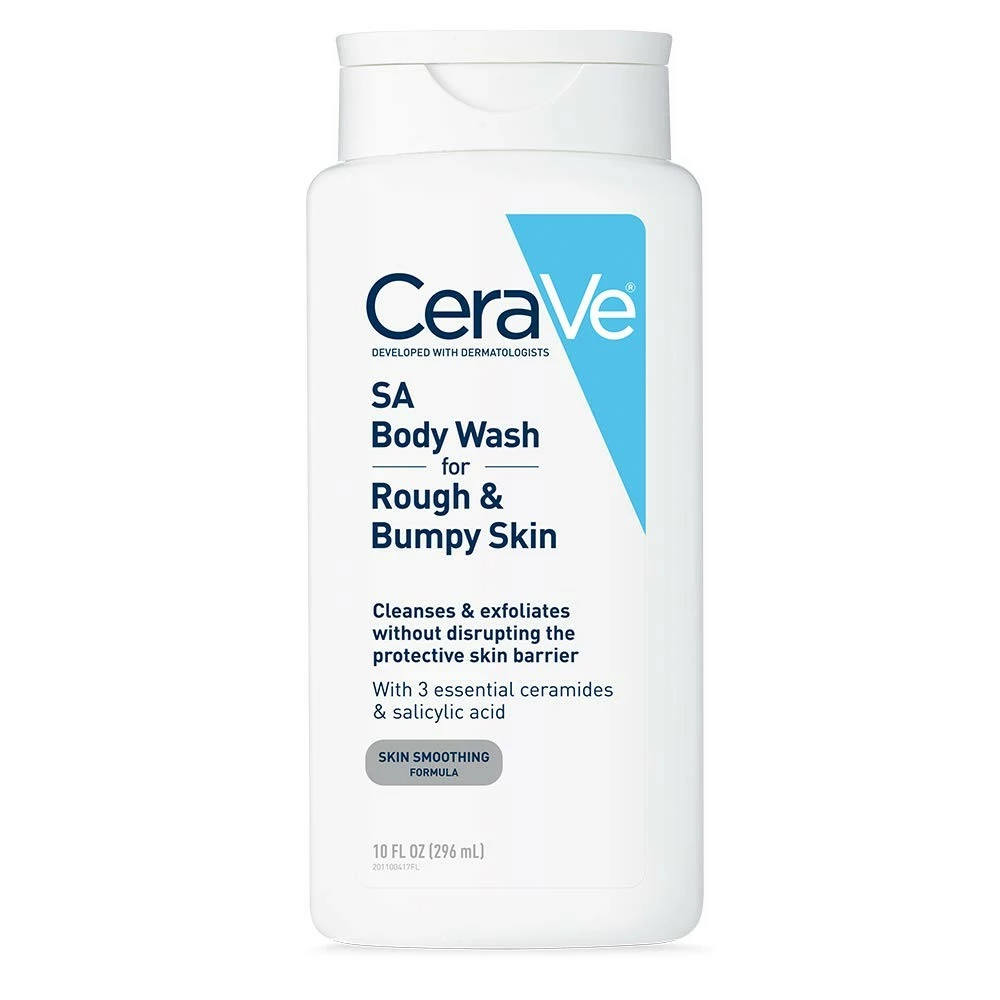 CeraVe Body Wash With Salicylic Acid | Fragrance Free Body Wash To Exfoliate Rough And Bumpy Skin | Allergy Tested | 10 Ounce 3 CeraVe Body Wash With Salicylic Acid | Fragrance Free Body Wash To Exfoliate Rough And Bumpy Skin | Allergy Tested | 10 Ounce