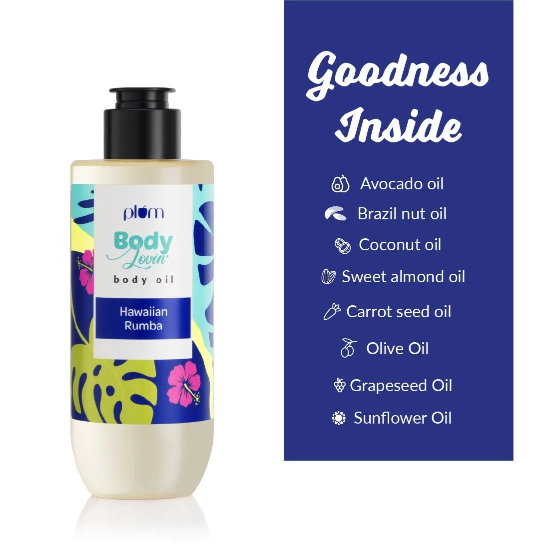 Plum Store Plum BodyLovin' Hawaiian Rumba Body Oil | Normal To Dry Skin | Deep Moisturization | Instant Glow 6.7 Fl Oz 6 Plum Store Plum BodyLovin' Hawaiian Rumba Body Oil | Normal To Dry Skin | Deep Moisturization | Instant Glow 6.7 Fl Oz - Image 4