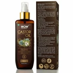 BUYWOW WOW Castor Oil, Cold Pressed For Hair, Nails, Eyebrow, And Eyelash Growth For Women And Men, Intense Moisturizer For Dry Hair & Skin, Rapid Eyelashes Boost, 100% Pure Castor Oil, Hexane Free, 200ml 8 BUYWOW WOW Castor Oil, Cold Pressed For Hair, Nails, Eyebrow, And Eyelash Growth For Women And Men, Intense Moisturizer For Dry Hair & Skin, Rapid Eyelashes Boost, 100% Pure Castor Oil, Hexane Free, 200ml -Moisturizers Sales ikubpn562lbjsazyyv8ol3vckm97