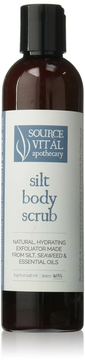 Source Vital Source Vitál Apothecary | Silt Body Scrub | All-Natural, Hydrating, And Exfoliating For All Skin Types | 8.39 FL Oz. 3 Source Vital Source Vitál Apothecary | Silt Body Scrub | All-Natural, Hydrating, And Exfoliating For All Skin Types | 8.39 FL Oz.