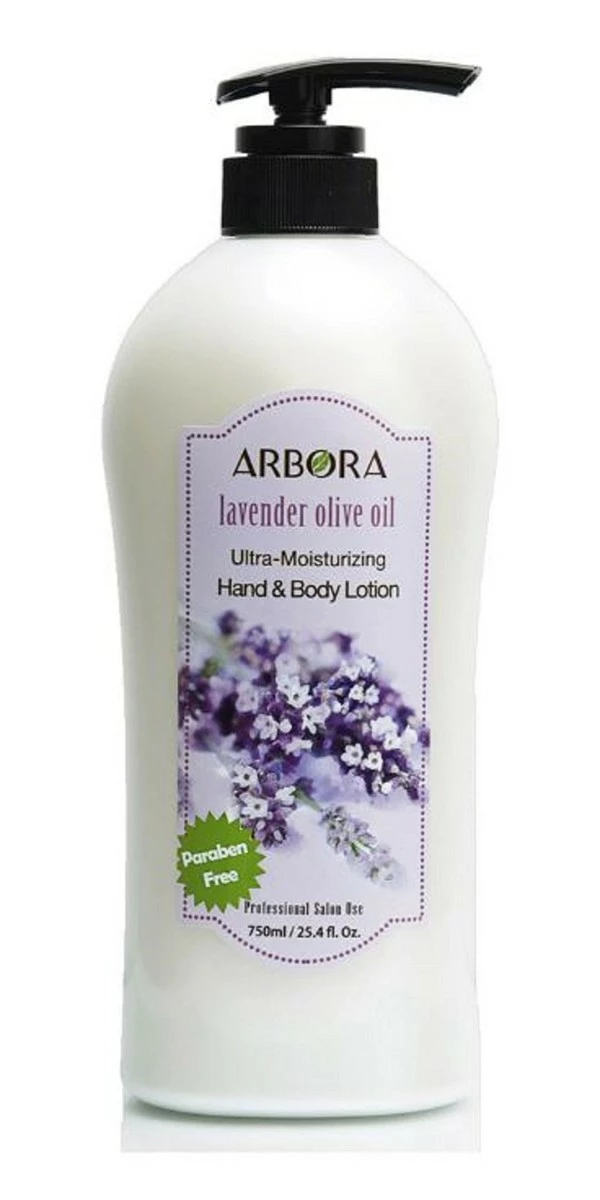 ARBORA Hand & Body Lotion LAVENDER OLIVE 25.4OZ/750ML Paraben Free Natural Ultra-Moisturizing, Professional Massage Lotion Original From Korea 4 ARBORA Hand & Body Lotion LAVENDER OLIVE 25.4OZ/750ML Paraben Free Natural Ultra-Moisturizing, Professional Massage Lotion Original From Korea - Image 2