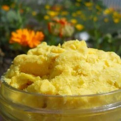 Raw Unrefined Grade A Soft And Smooth Yellow African Shea Butter From Ghana - Amazing Quality And Consistency - Comes In A 16 Oz Jar - Total Weight Approximately 14 Oz By HalalEveryday