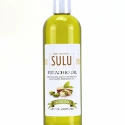 SULU ORGANICS 100% Pure Organic Extra Virgin Unrefined Pistachio Oil (36 Oz)