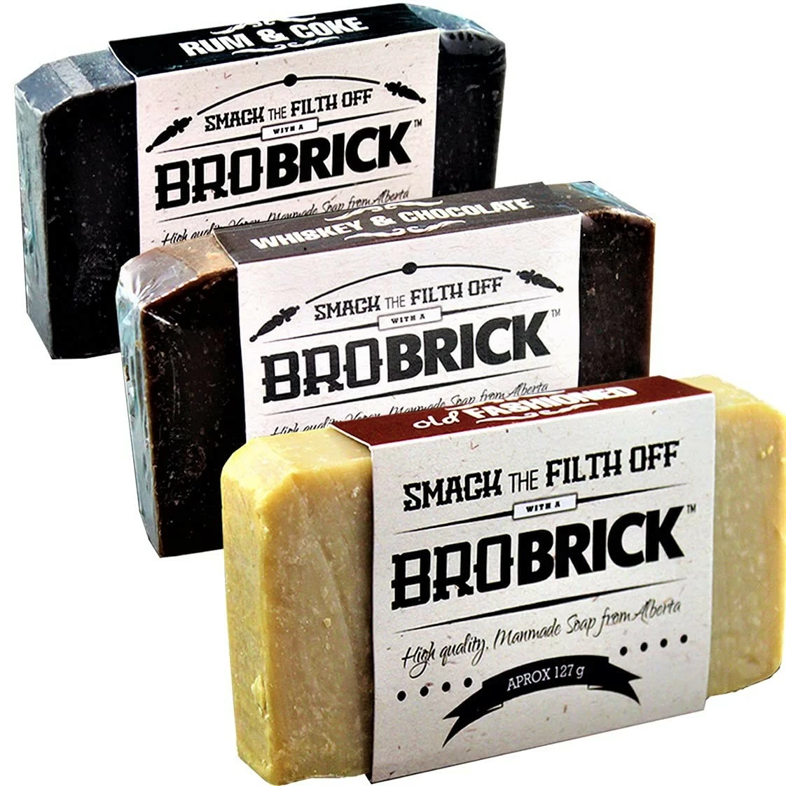 SMETANA USA Store BRO BRICK VEGAN SOAP FOR MEN, BAR MIXOLOGY TRIO THREE PACK - RUM & COKE, OLD FASHIONED, WHISKEY CHOCOLATE - 100% VEGAN ALL NATURAL ECO FRIENDLY SOAP FOR ALL MEN | VEGAN MAN SOAP | BODY WASH | BEARD TREATMENT 3 SMETANA USA Store BRO BRICK VEGAN SOAP FOR MEN, BAR MIXOLOGY TRIO THREE PACK - RUM & COKE, OLD FASHIONED, WHISKEY CHOCOLATE - 100% VEGAN ALL NATURAL ECO FRIENDLY SOAP FOR ALL MEN | VEGAN MAN SOAP | BODY WASH | BEARD TREATMENT