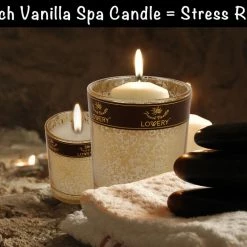 Lovery Bath Gift Basket Set For Women: Relaxing At Home Spa Kit Scented With French Vanilla - Includes Bath Bombs, Salts, Shower Gel, Body Butter Lotion, Spa Candle, Cosmetic Bag, Loofah & More -Moisturizers Sales j3rgbe3di415c78yjw3ubgauffuh