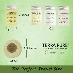 Terra Pure Hotel Soaps And Toiletries Bulk Set | 1-Shoppe All-In-Kit Amenities For Hotels | 1oz Hotel Shampoo & Conditioner, Body Wash, Body Lotion & 1.25oz Bar Soap Travel Size | 300 Pieces -Moisturizers Sales jarkjv0dn62jr2v4njhyt5bacyu6