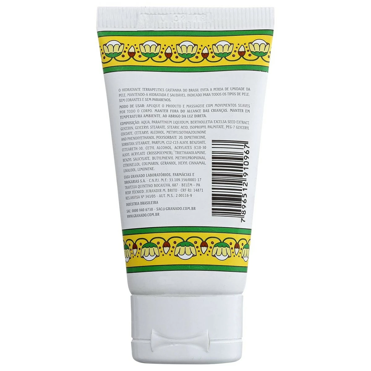 Linha Terrapeutics (Castanha Do Brasil) Granado - Locao Hidratante 50 Ml - (Granado Terrapeutics (Brazilian Nut) Collection - Moisturizing Lotion 1.69 Fl Oz) 4 Linha Terrapeutics (Castanha Do Brasil) Granado - Locao Hidratante 50 Ml - (Granado Terrapeutics (Brazilian Nut) Collection - Moisturizing Lotion 1.69 Fl Oz) - Image 2