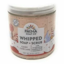 Pacha Soap, Whipped Soap Peppermint Twist, 8 Ounce