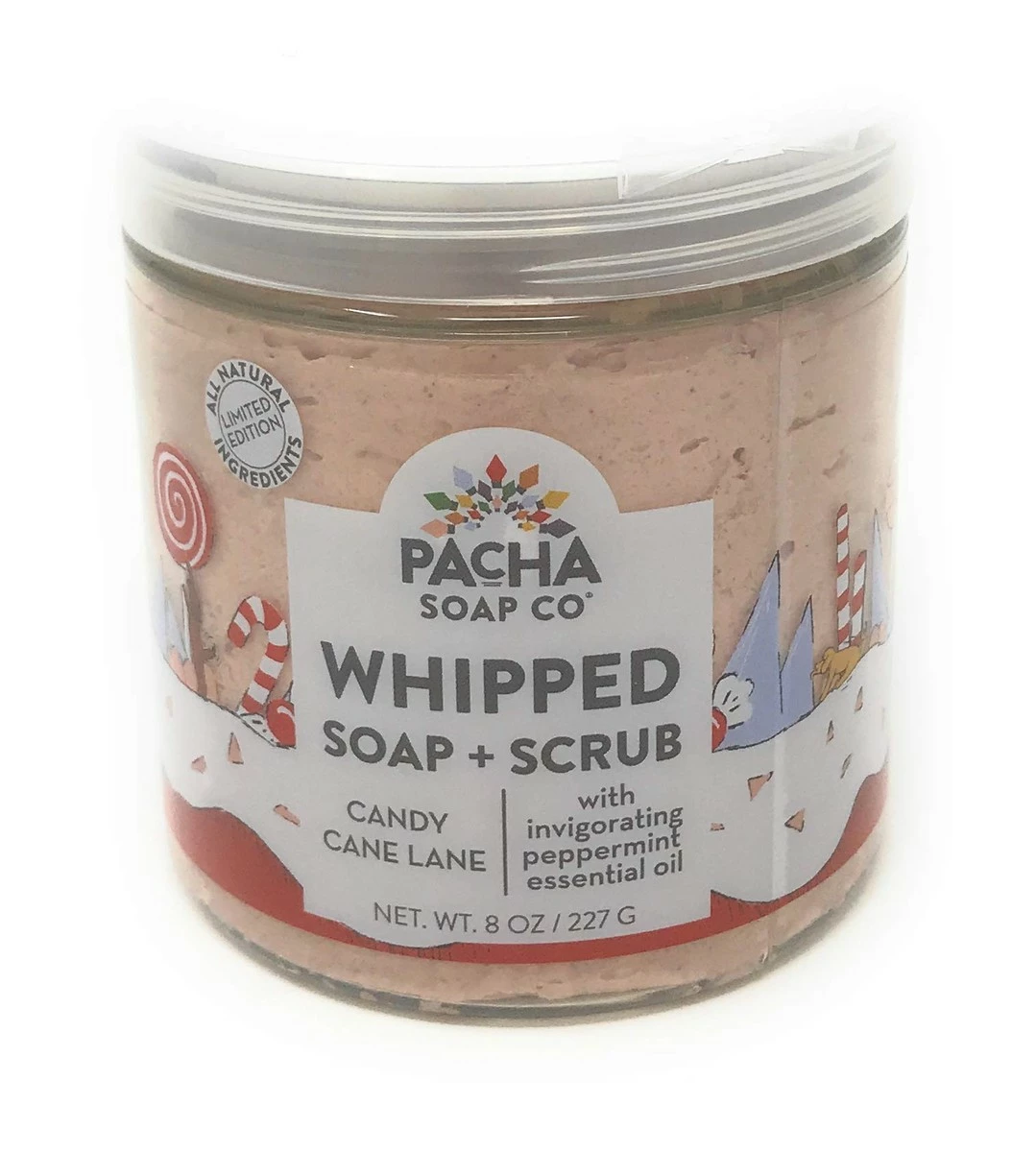Pacha Soap, Whipped Soap Peppermint Twist, 8 Ounce 3 Pacha Soap, Whipped Soap Peppermint Twist, 8 Ounce