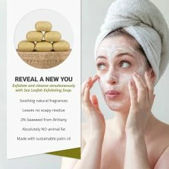 Baudelaire Exfoliating Soap, Sea Loofa Bath Soap & Body Soap, Natural Soap, Triple Milled With 100% Natural Fragrance, 2% Seaweed And Sustainable Palm Oil - 5 Oz (COMES IN 6 PIECE BOX!) 15 Baudelaire Exfoliating Soap, Sea Loofa Bath Soap & Body Soap, Natural Soap, Triple Milled With 100% Natural Fragrance, 2% Seaweed And Sustainable Palm Oil - 5 Oz (COMES IN 6 PIECE BOX!) -Moisturizers Sales jm1p1opcsr9pkzmns5ytjbovi2qz