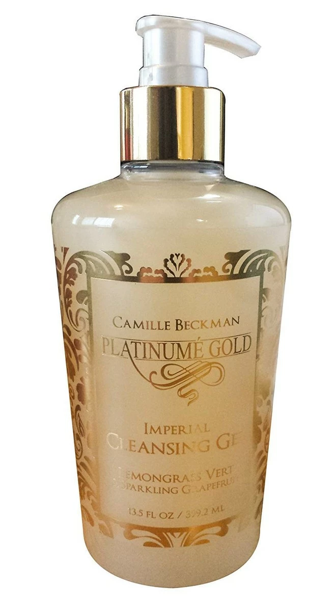 Camille Beckman Platinume Gold Imperial Cleansing Gel, Lemongrass Vert & Sparkling Grapefruit, 13.5 Oz 3 Camille Beckman Platinume Gold Imperial Cleansing Gel, Lemongrass Vert & Sparkling Grapefruit, 13.5 Oz