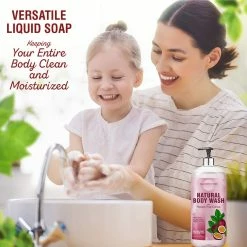 Majestic Pure All Natural Body Wash With Passion Fruit Extract - For Body, Face And Hand - Liquid Soap, Sulfate Free & Parabens Free, For Men And Women - 16 Fl Oz -Moisturizers Sales jmmvk4nb8nnp6h3zjvdkphwi70k4