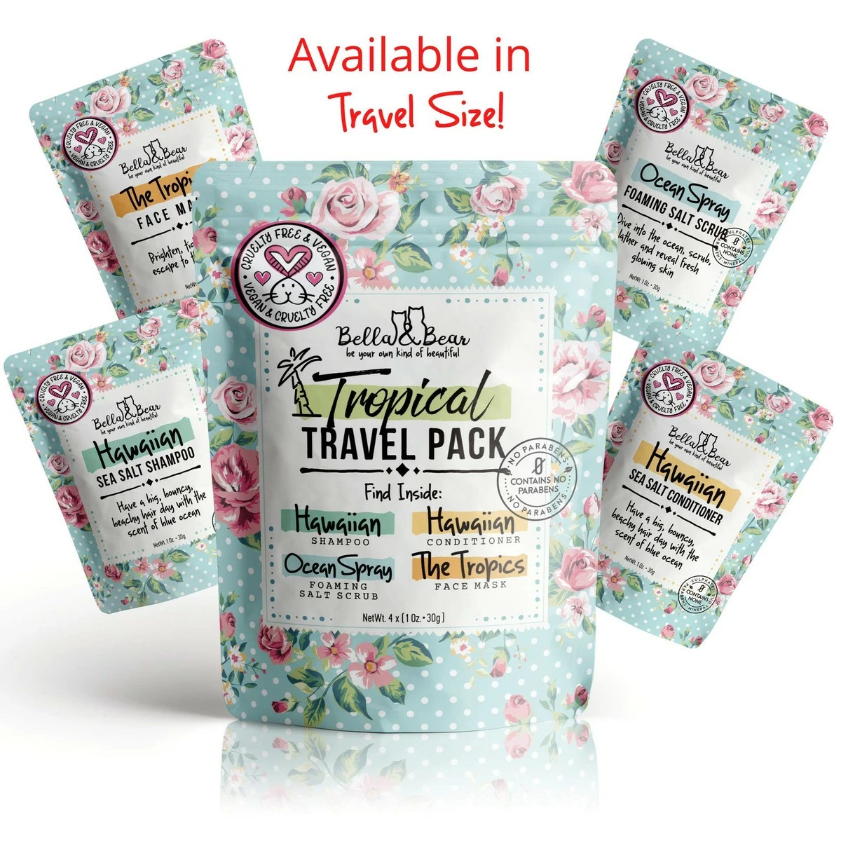 Bella And Bear Bella & Bear Ocean Spray Scrub, No Sulphates, Parabens, No Harmful Chemicals, Cruelty-Free, Vegan-Friendly, Exfoliating, 6.7oz 10 Bella And Bear Bella & Bear Ocean Spray Scrub, No Sulphates, Parabens, No Harmful Chemicals, Cruelty-Free, Vegan-Friendly, Exfoliating, 6.7oz - Image 8