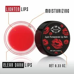 Jaowying Beauty Pomegranate Lightening Lip Treatment For Dark Lips - Rich Shea Butter, Softens, Hydrates And Nourishes - Net 0.33 Oz (10 G.) 12 Jaowying Beauty Pomegranate Lightening Lip Treatment For Dark Lips - Rich Shea Butter, Softens, Hydrates And Nourishes - Net 0.33 Oz (10 G.) -Moisturizers Sales jwzh457058rcnix8305n5o46efyy