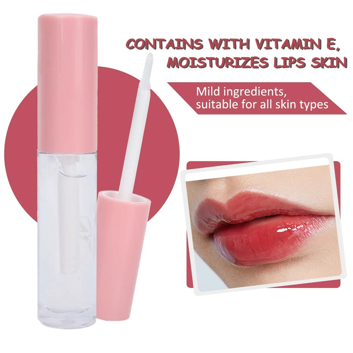YUYTE Store Liquid Lipstick, 2.5ml Liquid Lipsticks, Lip Glaze Moisturizing, Long Lasting Waterproof Liquid Lip Gloss, Gifts For Ladies(C01) 5 YUYTE Store Liquid Lipstick, 2.5ml Liquid Lipsticks, Lip Glaze Moisturizing, Long Lasting Waterproof Liquid Lip Gloss, Gifts For Ladies(C01) - Image 3