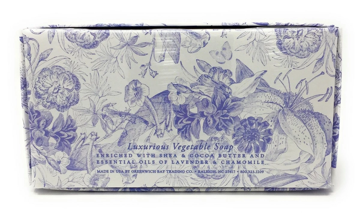 Greenwich Bay Trading Company Greenwich Bay Trading Co. Shea Butter Soap, 12.9 Ounce, Lavender Chamomile, 3 Pack 4 Greenwich Bay Trading Company Greenwich Bay Trading Co. Shea Butter Soap, 12.9 Ounce, Lavender Chamomile, 3 Pack - Image 2