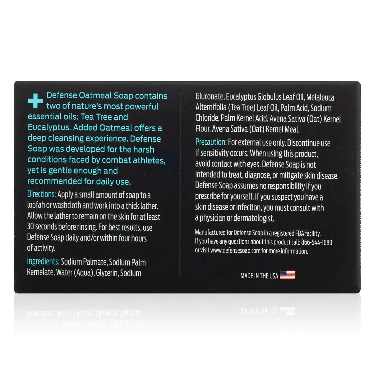 Defense Soap Store Defense Soap Oatmeal 4 Oz Bar (Pack Of 2) - 100% Natural Hydrating And Exfoliating Soap With Tea Tree Oil 5 Defense Soap Store Defense Soap Oatmeal 4 Oz Bar (Pack Of 2) - 100% Natural Hydrating And Exfoliating Soap With Tea Tree Oil - Image 3