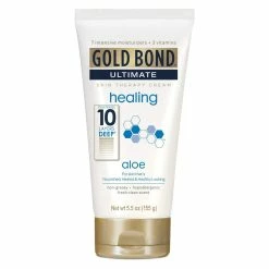 Gold Bond Ultimate Healing Skin Therapy Cream, Aloe 5.50 Oz (Pack Of 4)