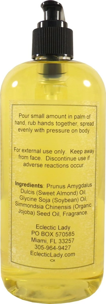 Eclectic Lady Sweet Pea Massage Oil, 16 Oz, With Sweet Almond Oil And Organic Jojoba Oil, Preservative Free 4 Eclectic Lady Sweet Pea Massage Oil, 16 Oz, With Sweet Almond Oil And Organic Jojoba Oil, Preservative Free - Image 2