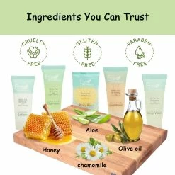 Terra Pure Eco Botanics Hotel Soaps And Toiletries Bulk Set | 1-Shoppe All-In-Kit Amenities For Hotels | 0.85oz Hotel Shampoo & Conditioner, Body Wash, Body Lotion & 0.89oz Bar Soap Travel Size | 75 Pieces 11 Terra Pure Eco Botanics Hotel Soaps And Toiletries Bulk Set | 1-Shoppe All-In-Kit Amenities For Hotels | 0.85oz Hotel Shampoo & Conditioner, Body Wash, Body Lotion & 0.89oz Bar Soap Travel Size | 75 Pieces -Moisturizers Sales kjpmokmsg1t2wgkyi2poj12dtr5s