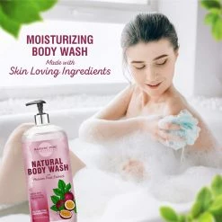Majestic Pure All Natural Body Wash With Passion Fruit Extract - For Body, Face And Hand - Liquid Soap, Sulfate Free & Parabens Free, For Men And Women - 16 Fl Oz -Moisturizers Sales kkym9p7ed4jfh1jjmfvu2w06g00z
