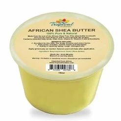 African Raw Unrefined Yellow Shea Butter 15 Oz,100% Pure Creamy Natural Butter For Hair, Skin, Face, Body And DIY Recipes By Tropical Holistic