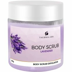 Thermalabs Store Salt & Oil Based Lavender Body Scrub For Women & Men, 28 Oz, Dead Sea Salts Exfoliator: Goodbye Blackheads, Ingrown Hairs And Acne! Soft Cleanser & Moisturizer With Natural & Organic Essential Oils
