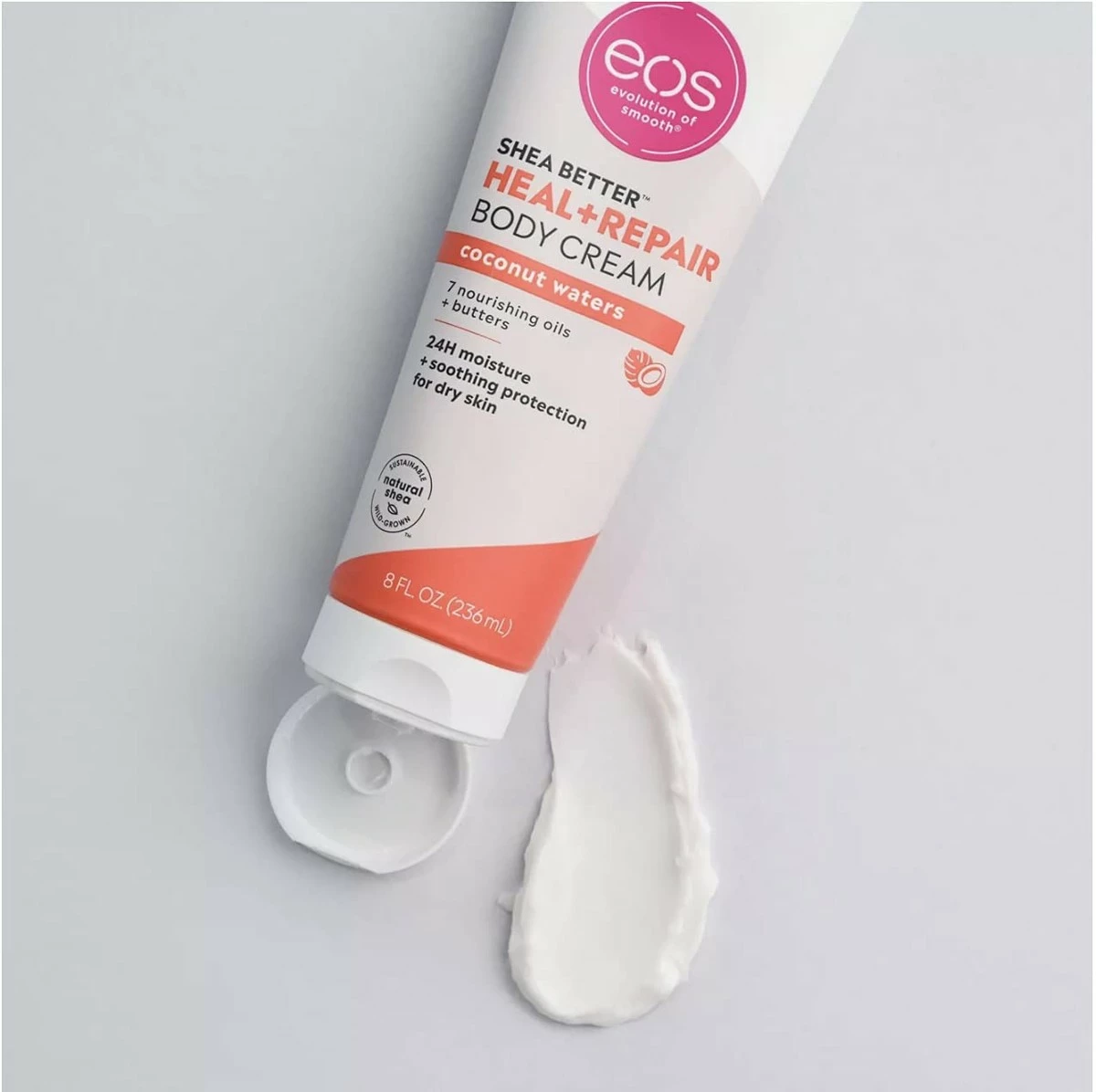 Eos Store Eos Shea Better Body Cream - Coconut Water | Natural Body Lotion And Skin Care | 24 Hour Hydration With Shea Butter & Oil | 8 Oz 5 Eos Store Eos Shea Better Body Cream - Coconut Water | Natural Body Lotion And Skin Care | 24 Hour Hydration With Shea Butter & Oil | 8 Oz - Image 3