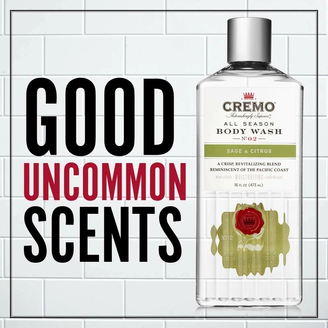 Cremo Rich-Lathering Sage & Citrus Body Wash, A Revitalizing Combination Of Bright Mandarin, Dry Herbs And White Cedar, 16 Oz (Pack Of 2) 5 Cremo Rich-Lathering Sage & Citrus Body Wash, A Revitalizing Combination Of Bright Mandarin, Dry Herbs And White Cedar, 16 Oz (Pack Of 2) - Image 3
