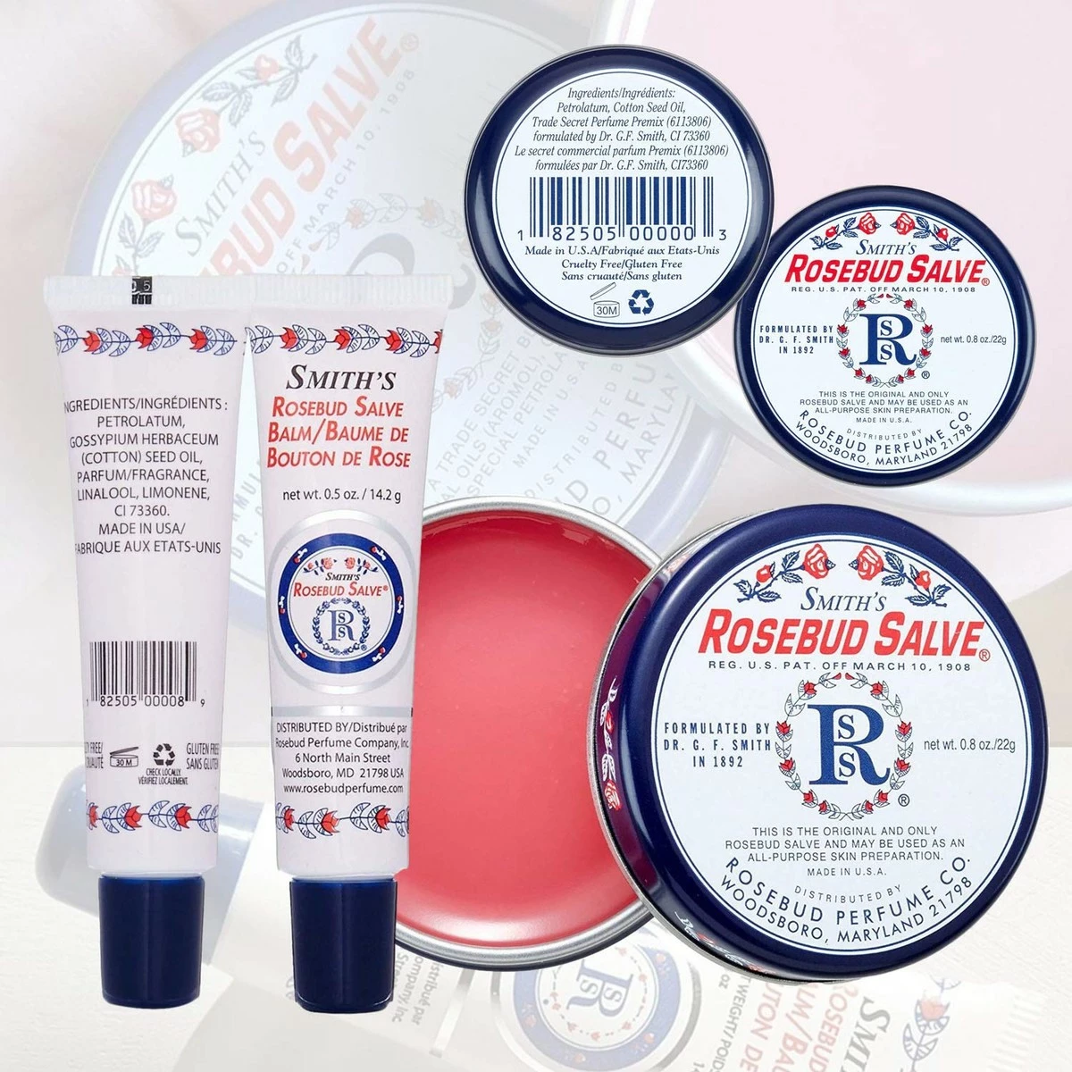 Smith’s Rosebud Salve, Lip Balm And Lip Balm Holder Keychain Bundle - Natural Lip Care Moisturizer, All-Purpose And Case For Teens, Women And Men (Rosebud Salve) 8 Smith’s Rosebud Salve, Lip Balm And Lip Balm Holder Keychain Bundle - Natural Lip Care Moisturizer, All-Purpose And Case For Teens, Women And Men (Rosebud Salve) - Image 6