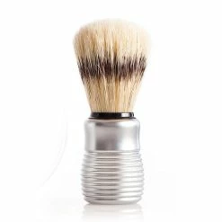 Pre De Provence Store Pre De Provence Men's Boar Bristle Shave Brush With Aluminum Handle For Quick Lather