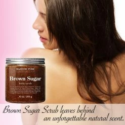 MAJESTIC PURE Brown Sugar Body Scrub For Cellulite And Exfoliation - Natural Body Scrub - Reduces The Appearances Of Cellulite, Stretch Marks, Acne, And Varicose Veins, 10 Ounces -Moisturizers Sales lpqfstvawooj8zuo5ugtkgt4tuzs