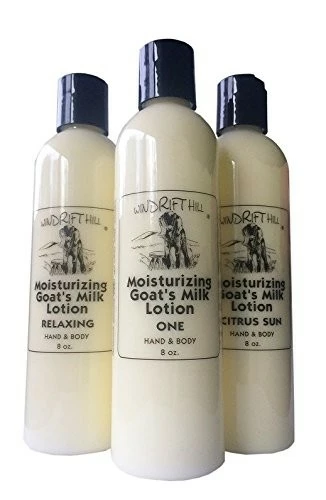 (Beautiful Sandalwood) Windrift Hill Moisturizing Goat Milk Hand & Body Lotion With Essential Oils 8 Ounce Bottle 3 (Beautiful Sandalwood) Windrift Hill Moisturizing Goat Milk Hand & Body Lotion With Essential Oils 8 Ounce Bottle